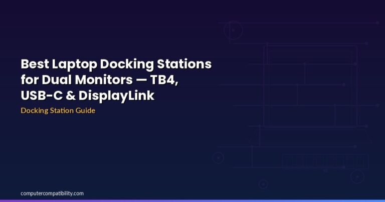 Best Laptop Docking Stations for Dual Monitors (2026) — TB4, USB-C ...