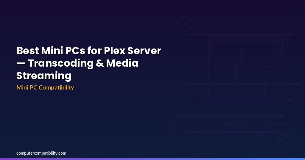 Best Mini PCs for Plex Server (2026) — Transcoding & Media Streaming